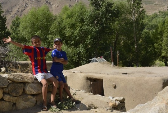 Maison pamirie de Tusiaon, Tadjiistan par Bernard Grua